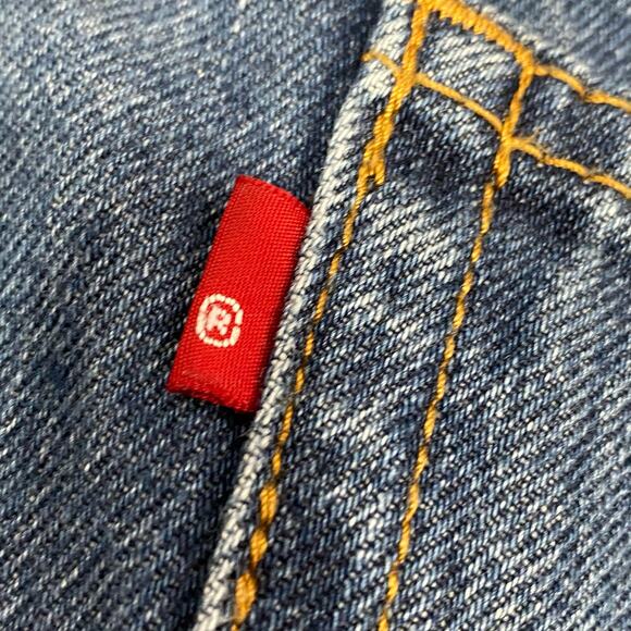 LEVI’S 505 Straight Fit Jeans 40 x 30 Medium Wash Classic Denim - Picture 7 of 10